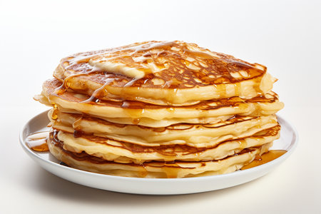 Pancake with Transparent Background. AIの素材