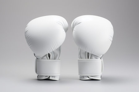 Boxing Gloves with Transparent Background. AIの素材