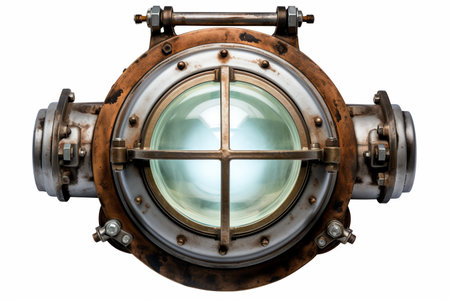 Bulkhead Light with Transparent Background. AIの素材