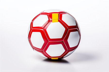 Football with Broad Stripe on a Transparent Backgroundの素材