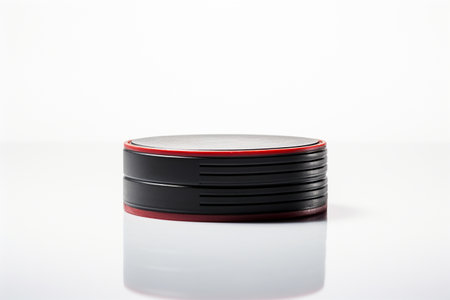 Hockey Puck with Transparent Background. AIの素材