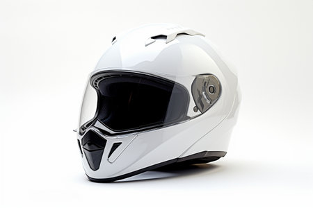 Motorcycle Helmet with Transparent Background. AIの素材