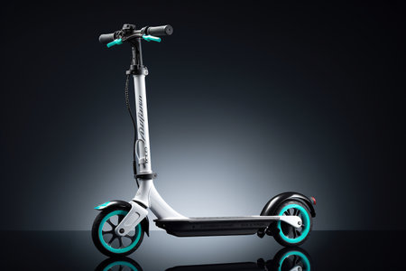 Modern Scooter with Transparent Background. AIの素材