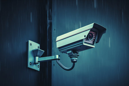 CCTV Security Camera in Actionの素材