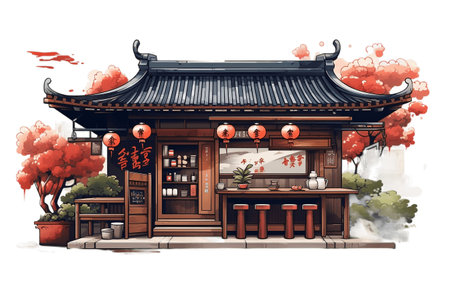 Chinese-Style Coffee and Tea Shopの素材
