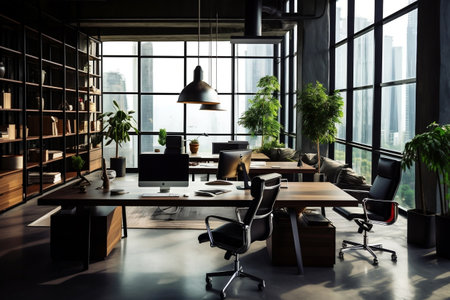Contemporary Office: A Singular Workspace.の素材
