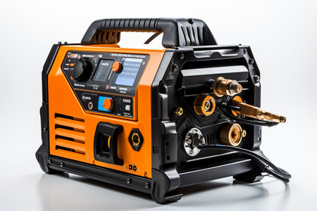 Welding Machine on White Background Generative By Ai.の素材