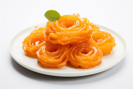 Jalebi on White Backgroundの素材