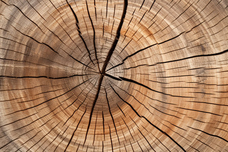 Macro View of Wooden Rings generative by Ai.の素材