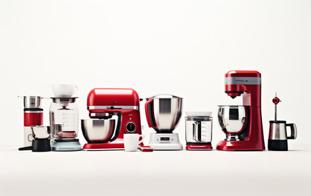 Realistic 8k Image of High-Quality Kitchen Appliances Generative By Ai.の素材