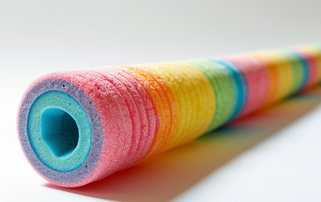 Pool Noodle On White Background.の素材