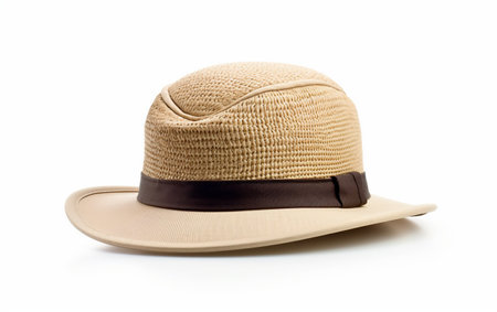 Umpire's Hat On White Background.の素材