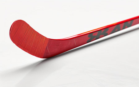 Stick Curve Guide On White Background.の素材