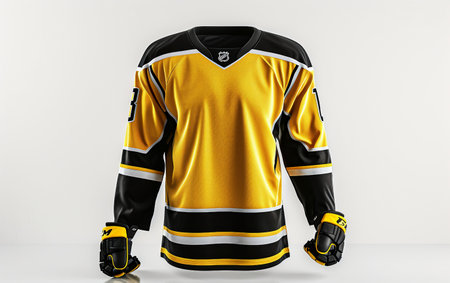 Hockey Jersey On White Background.の素材