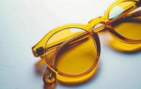 Sunglasses On White Background.の素材