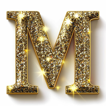 Majestic M On White Background.の素材