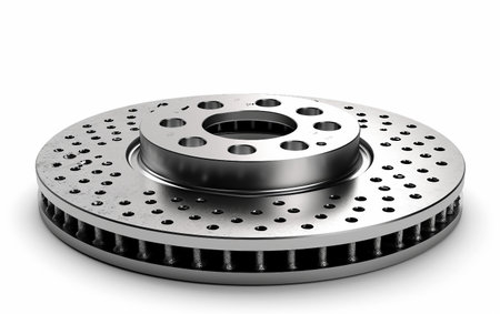 Disc Brake On White Background.の素材