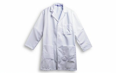 Coat Precision On White Background.の素材