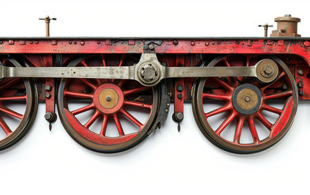 Wheel Inspection Gauge On White Background.の素材