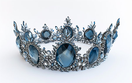 Snow Queen Crown On White Background.の素材