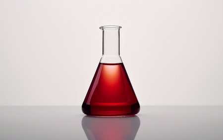 Flask Technology On White Background.の素材