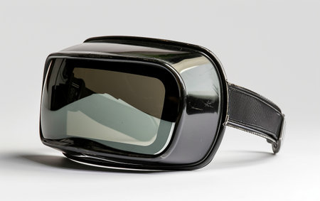 Mask Lens On White Background.の素材
