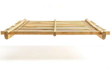 Modern White Drying Rack On White Background..の素材