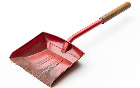 Dust pan On White Background..の素材