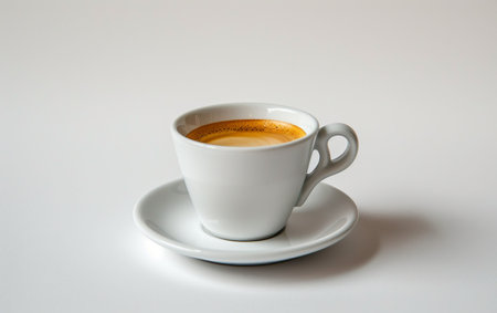 Espresso Cup On White Background..の素材