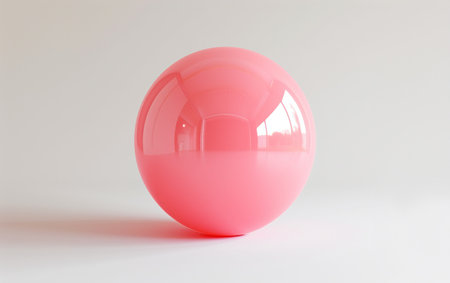 Fitness Ball On White Background..の素材