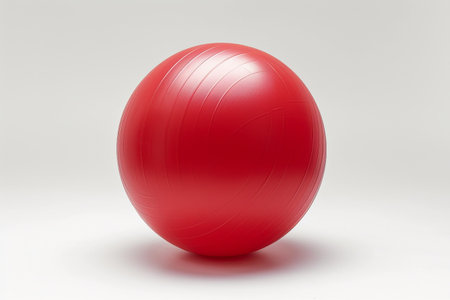 Ball Workout On White Background..の素材