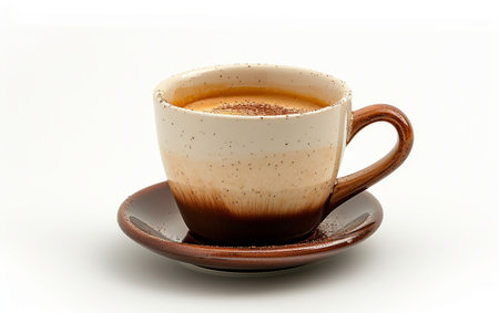 Stylish Espresso Cup On White Background..の素材