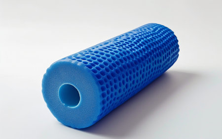 Foam Roller On White Background..の素材