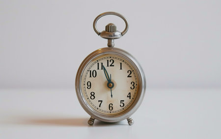 Interval Timer On White Background..の素材