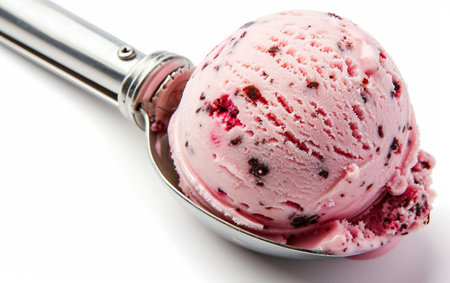 Modern White Ice Cream On White Background..の素材