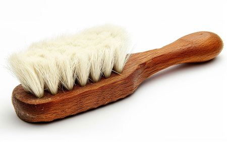 Lint Brush for Contemporary On White Background..の素材