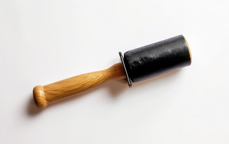 Stylish Lint Roller On White Background..の素材