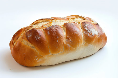 Potato Bread On White Background..の素材