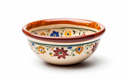 Modern Bowl On White Background..の素材