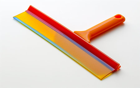 Modern Squeegee On White Background..の素材