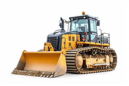 Soil Compactor Unveiled On White Background..の素材
