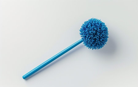 Toilet Brush On White Background..の素材