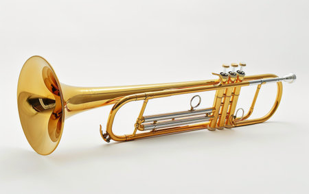 Trombone Harmony On White Background..の素材