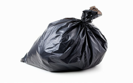 Trash Bag for Efficient On White Background..の素材