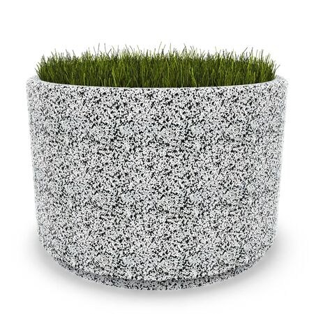 3D flower pot renderの写真素材