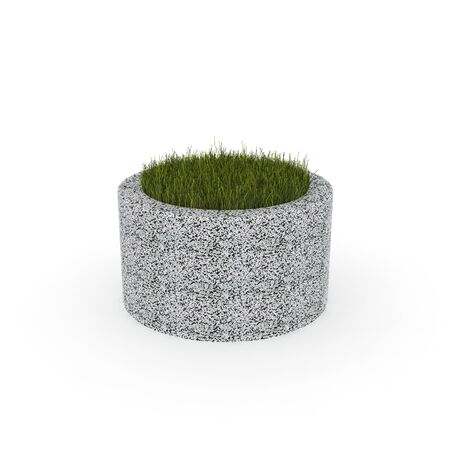 3D flower pot renderの写真素材
