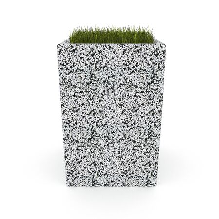 3D flower pot renderの写真素材