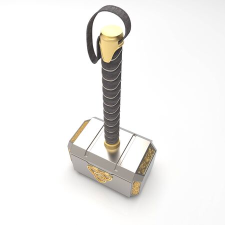 3D model Mjollnir the hammerの写真素材