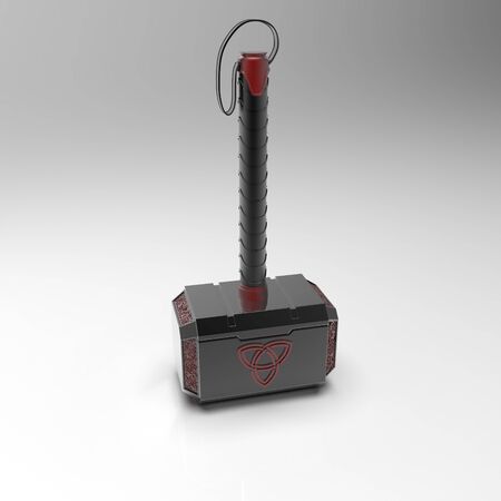 3D model Mjollnir the hammerの写真素材