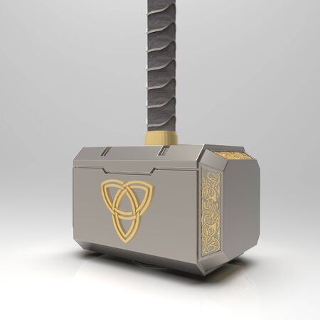 3D model Mjollnir the hammerの写真素材